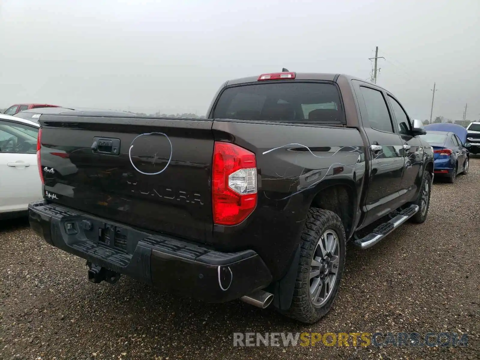 4 Photograph of a damaged car 5TFAY5F14LX929081 TOYOTA TUNDRA 2020