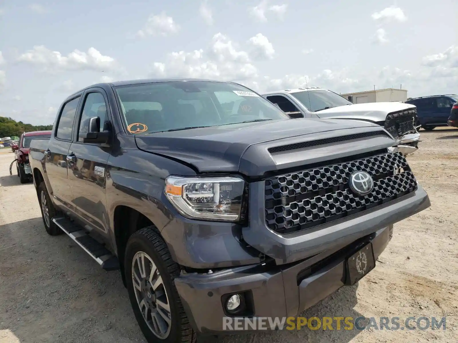 1 Photograph of a damaged car 5TFAY5F15LX910748 TOYOTA TUNDRA 2020