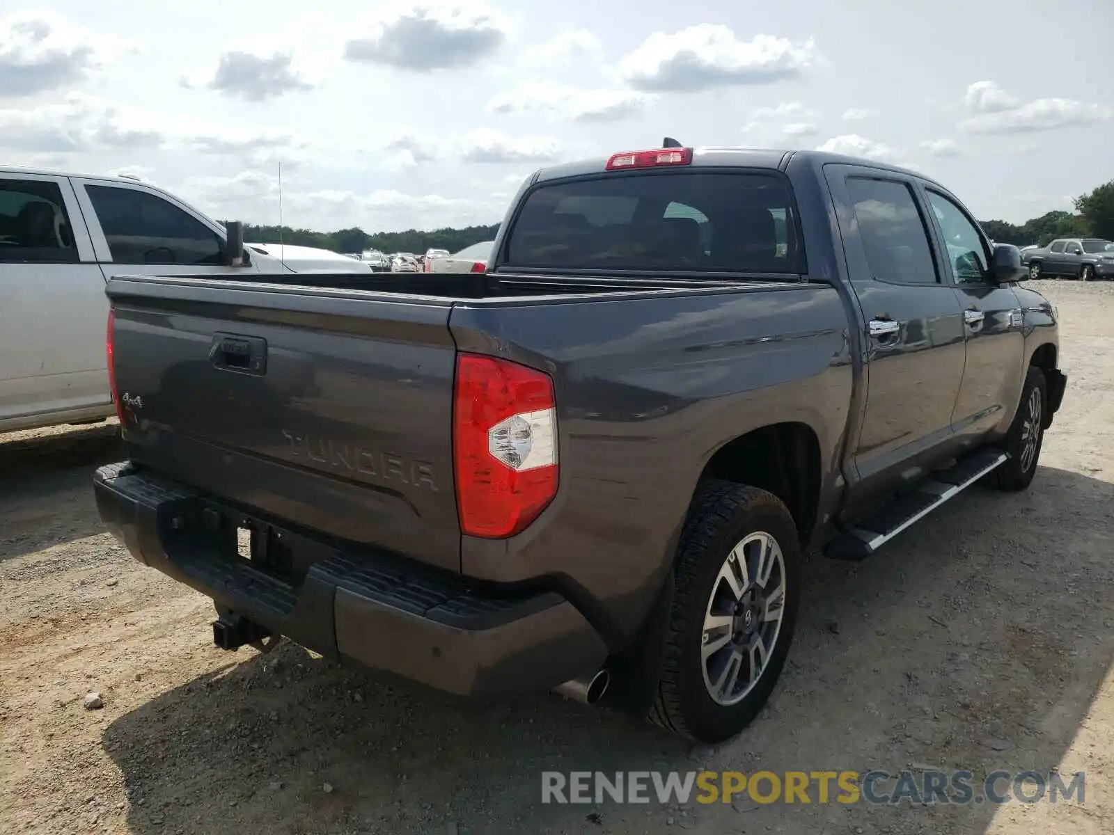 4 Photograph of a damaged car 5TFAY5F15LX910748 TOYOTA TUNDRA 2020