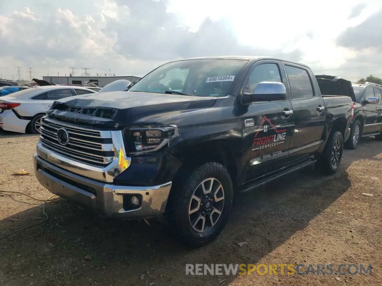 1 Photograph of a damaged car 5TFAY5F15LX917490 TOYOTA TUNDRA 2020