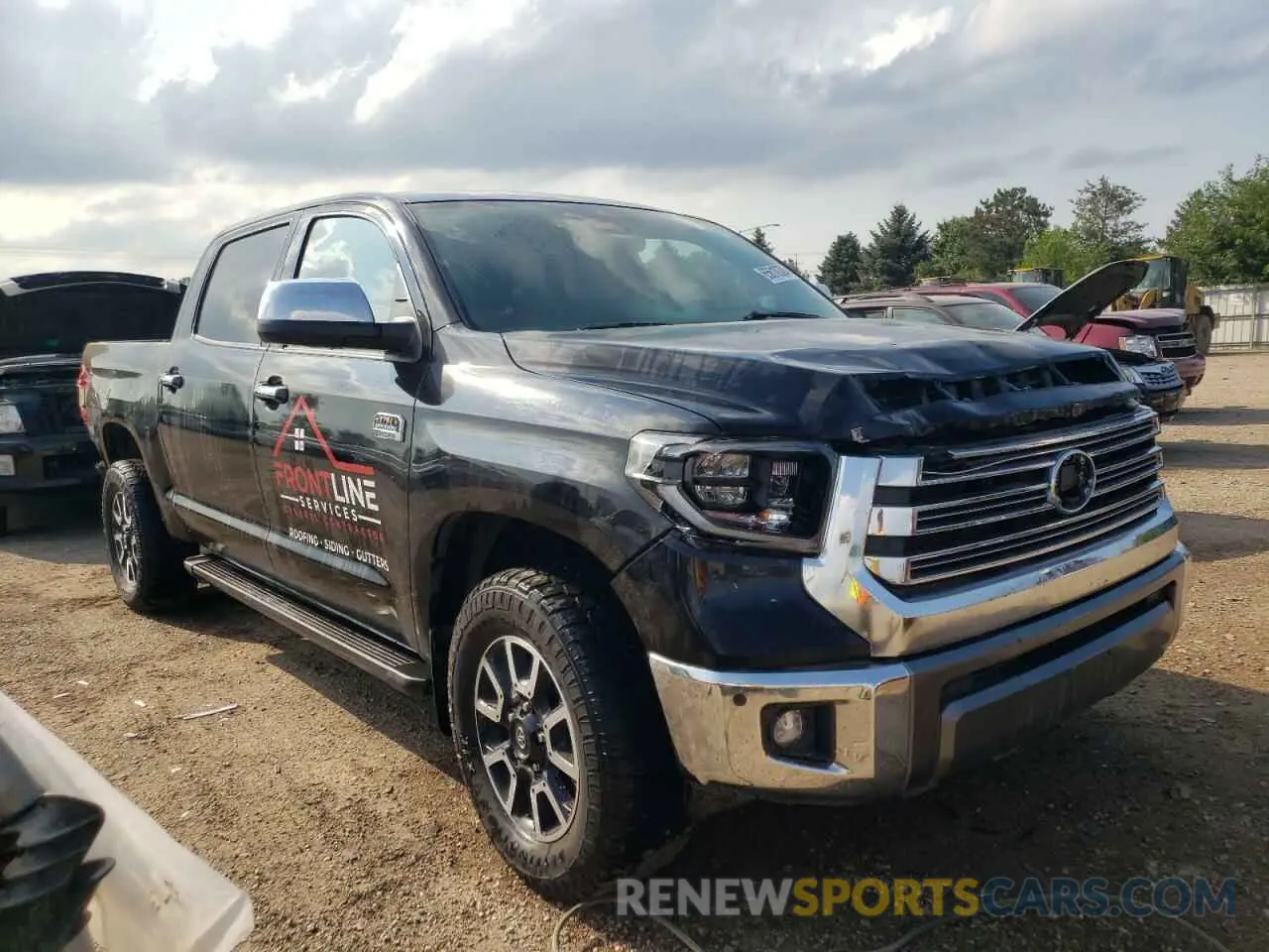 4 Photograph of a damaged car 5TFAY5F15LX917490 TOYOTA TUNDRA 2020