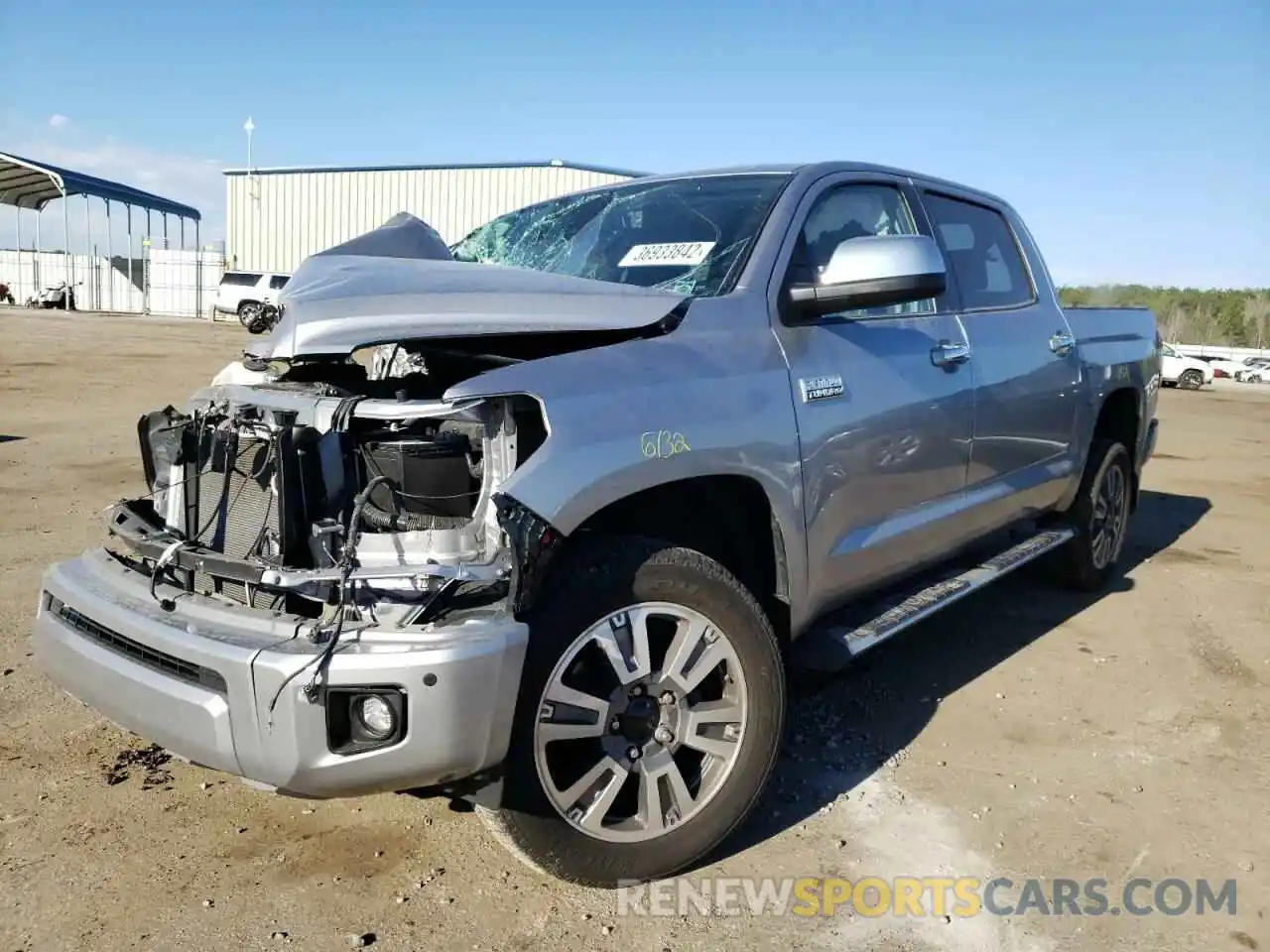 2 Photograph of a damaged car 5TFAY5F16LX931480 TOYOTA TUNDRA 2020