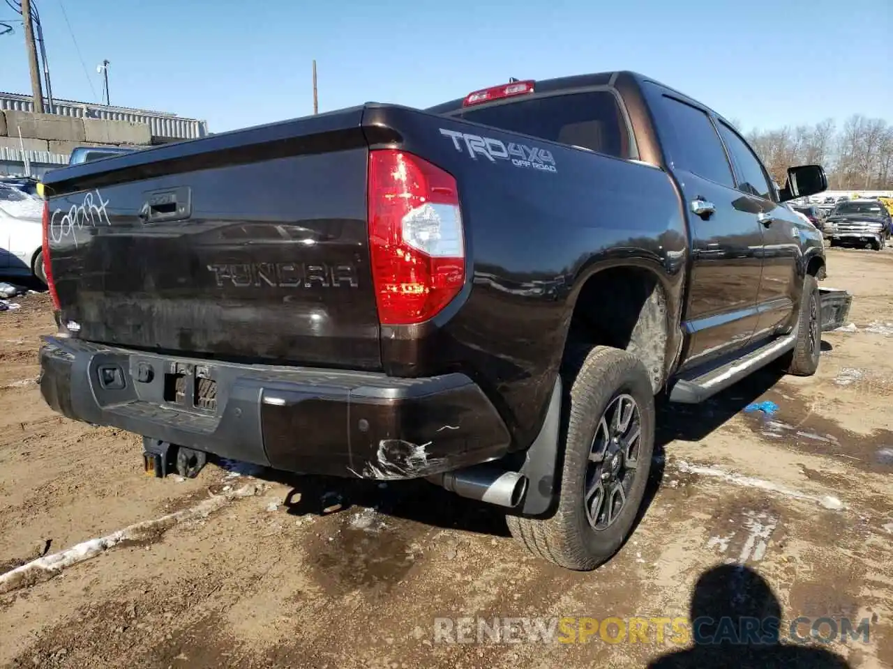 4 Photograph of a damaged car 5TFAY5F17LX884489 TOYOTA TUNDRA 2020