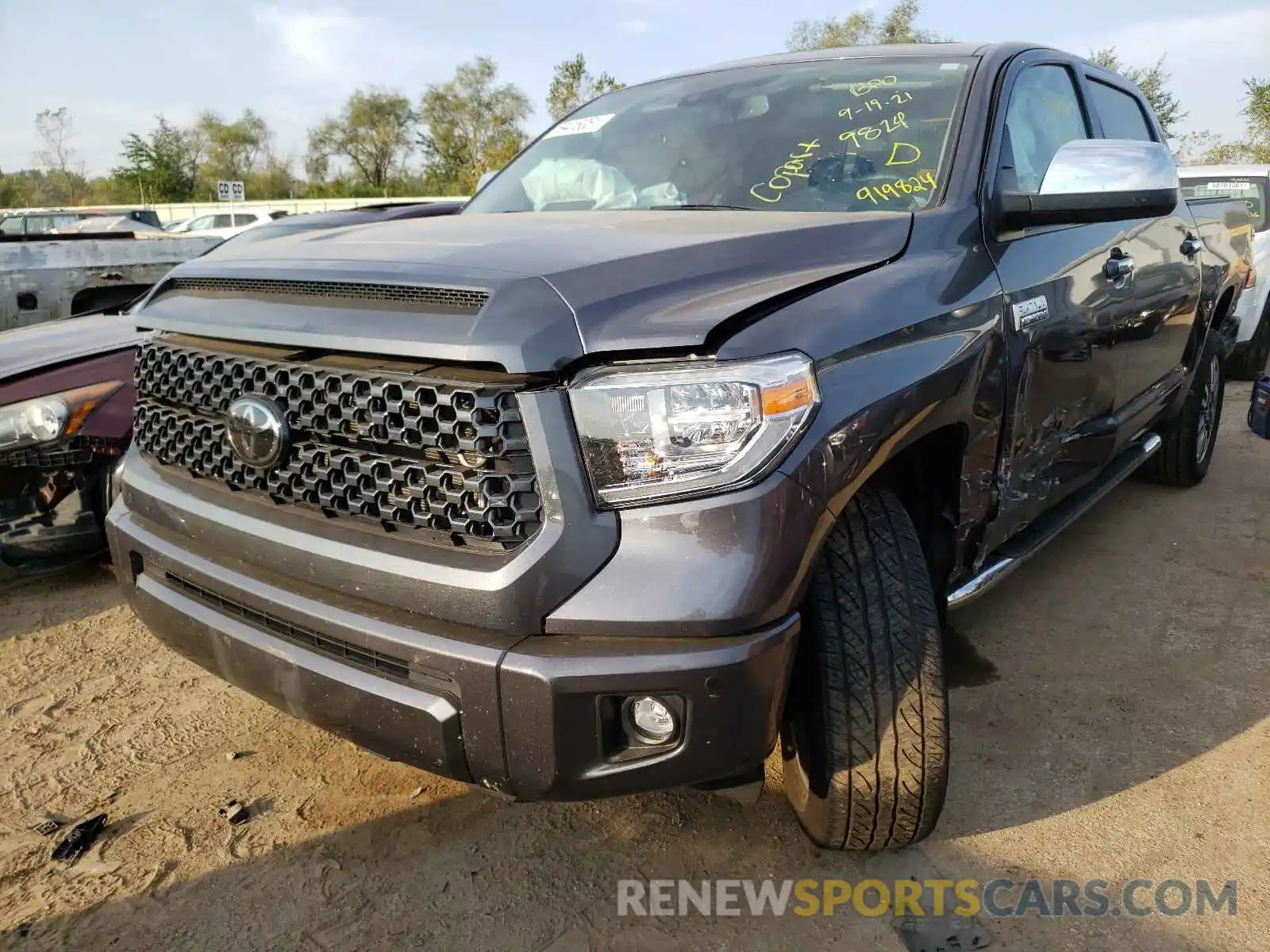 2 Photograph of a damaged car 5TFAY5F17LX919824 TOYOTA TUNDRA 2020