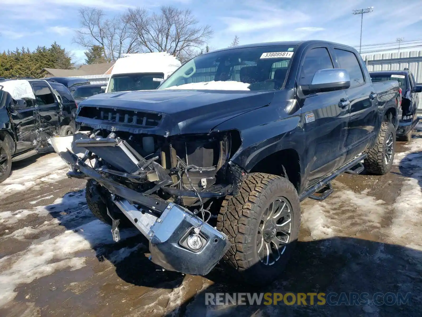 2 Photograph of a damaged car 5TFAY5F18LX891998 TOYOTA TUNDRA 2020