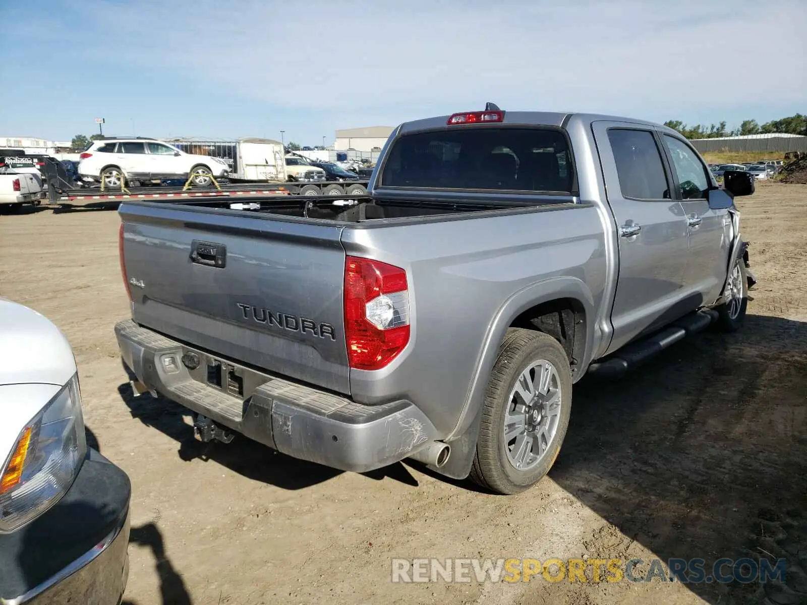 4 Photograph of a damaged car 5TFAY5F18LX918441 TOYOTA TUNDRA 2020