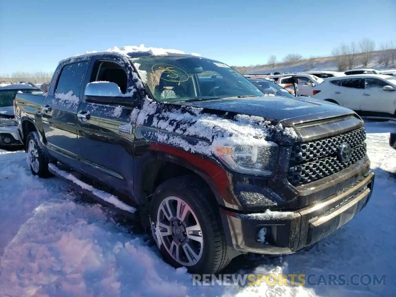 1 Photograph of a damaged car 5TFAY5F19LX902300 TOYOTA TUNDRA 2020