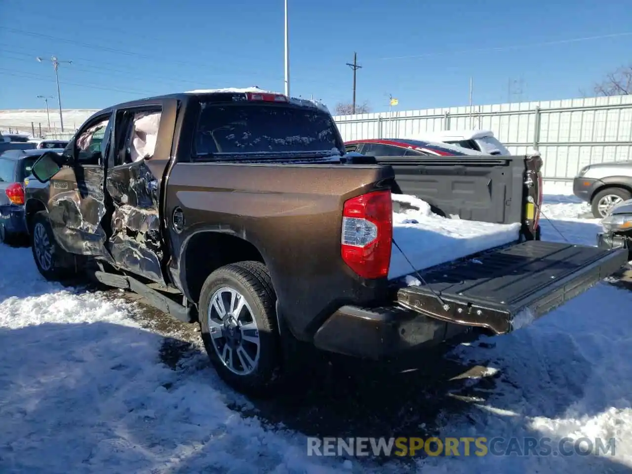 3 Photograph of a damaged car 5TFAY5F19LX902300 TOYOTA TUNDRA 2020