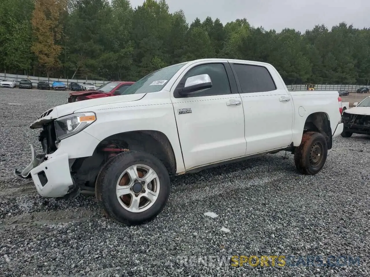 1 Photograph of a damaged car 5TFAY5F1XLX890237 TOYOTA TUNDRA 2020