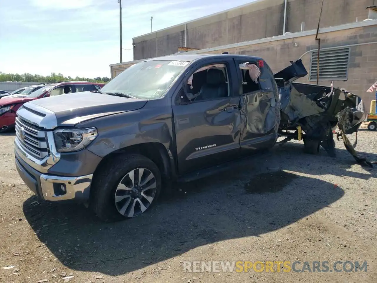 1 Photograph of a damaged car 5TFBY5F12LX893539 TOYOTA TUNDRA 2020