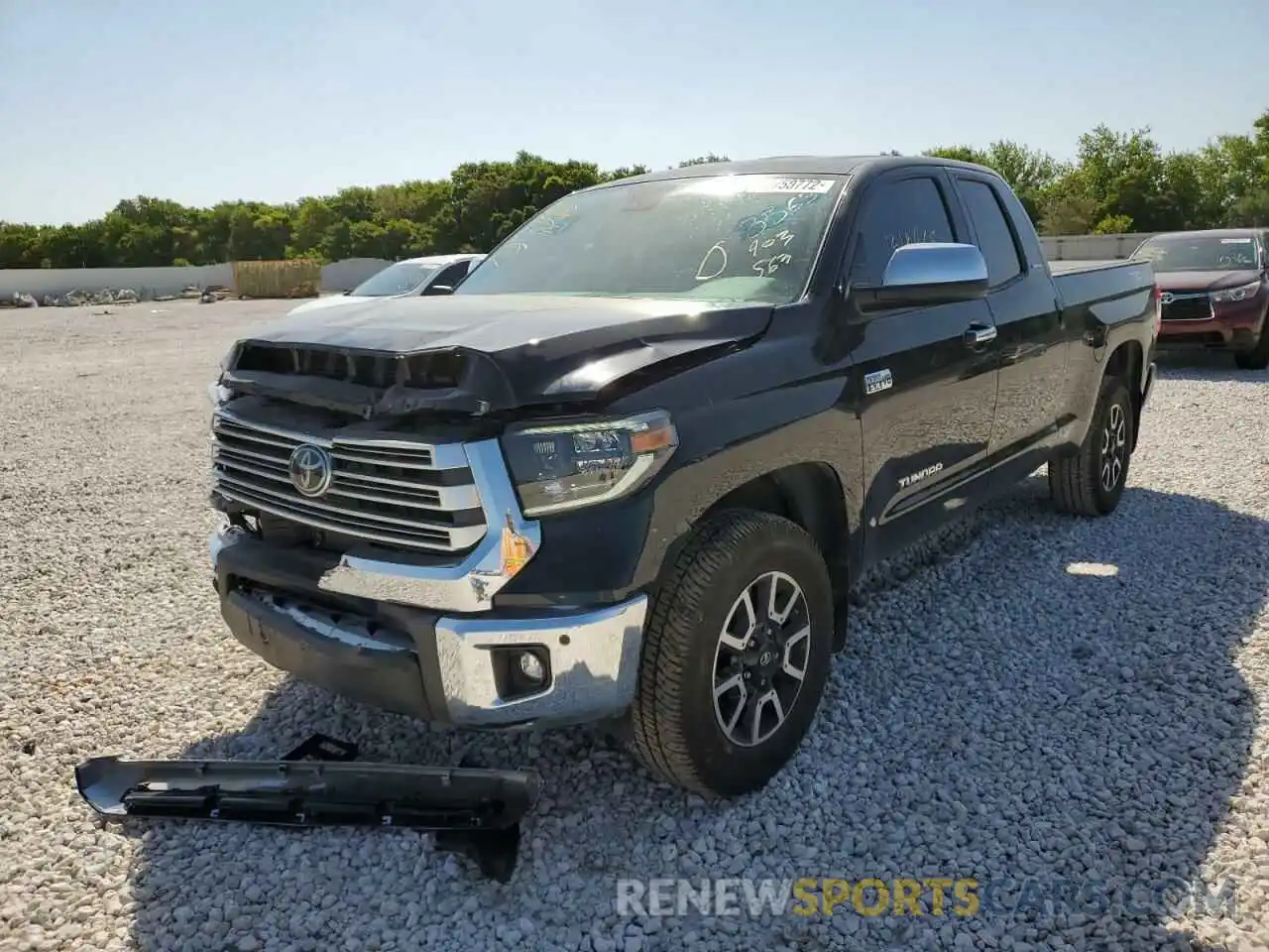 2 Photograph of a damaged car 5TFBY5F17LX903563 TOYOTA TUNDRA 2020