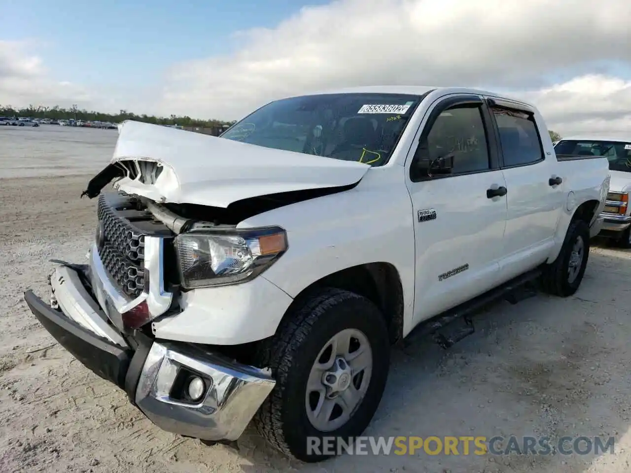 1 Photograph of a damaged car 5TFDY5F10LX888140 TOYOTA TUNDRA 2020