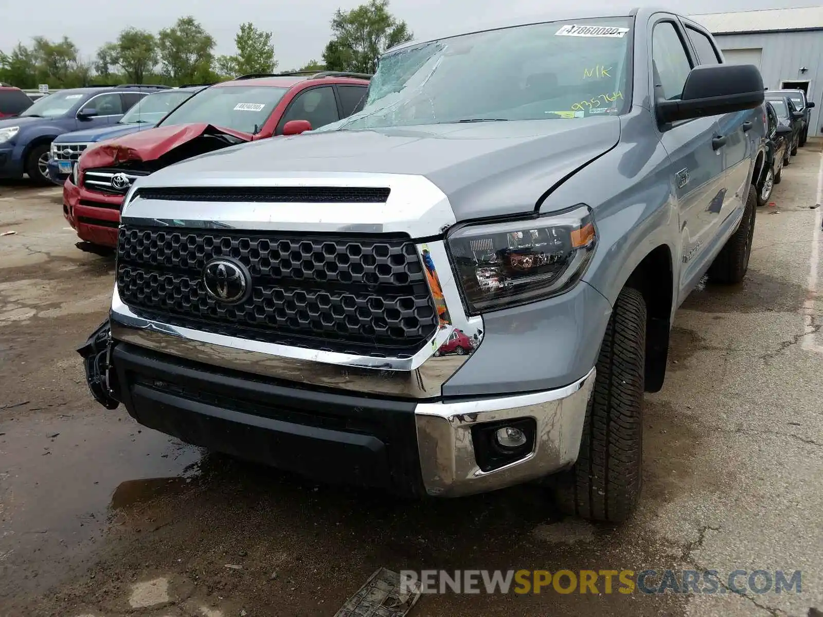 2 Photograph of a damaged car 5TFDY5F10LX935764 TOYOTA TUNDRA 2020