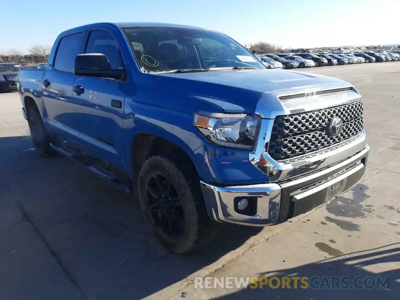 1 Photograph of a damaged car 5TFDY5F11LX874859 TOYOTA TUNDRA 2020