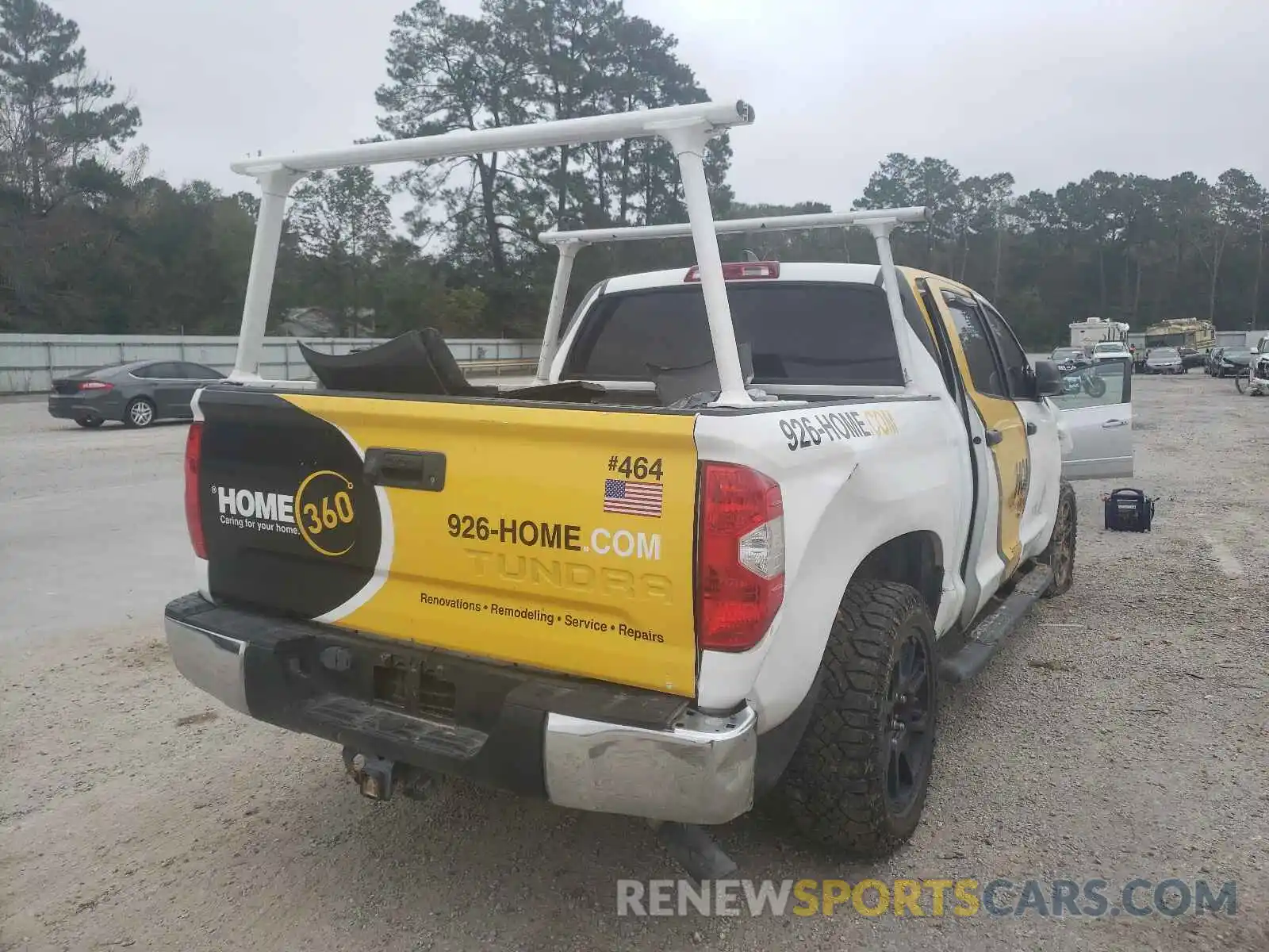 4 Photograph of a damaged car 5TFDY5F11LX886655 TOYOTA TUNDRA 2020