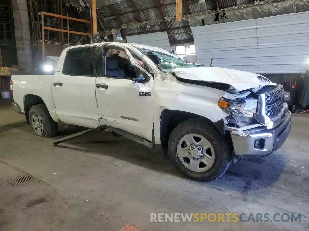 4 Photograph of a damaged car 5TFDY5F11LX897834 TOYOTA TUNDRA 2020