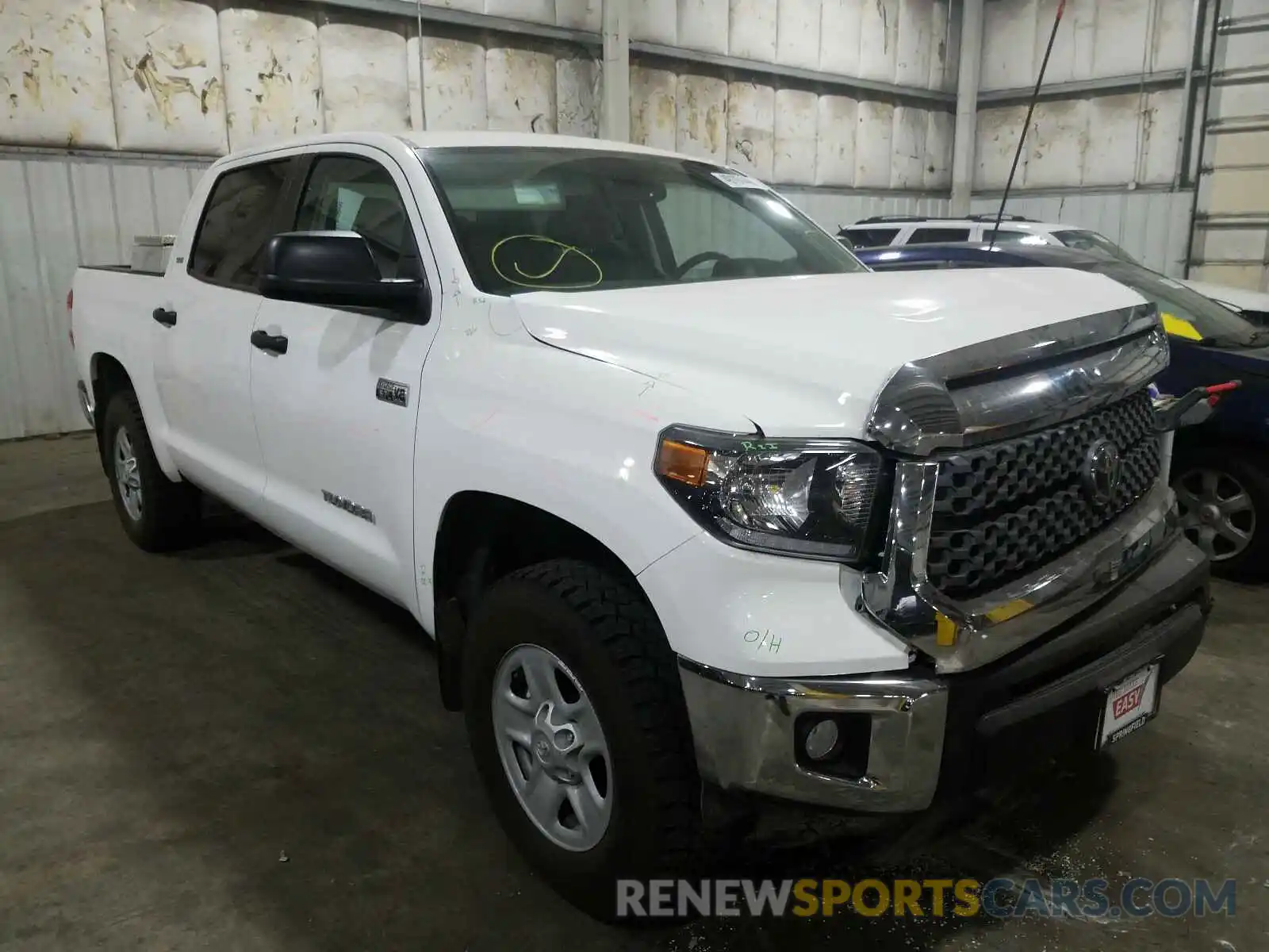 1 Photograph of a damaged car 5TFDY5F11LX930850 TOYOTA TUNDRA 2020