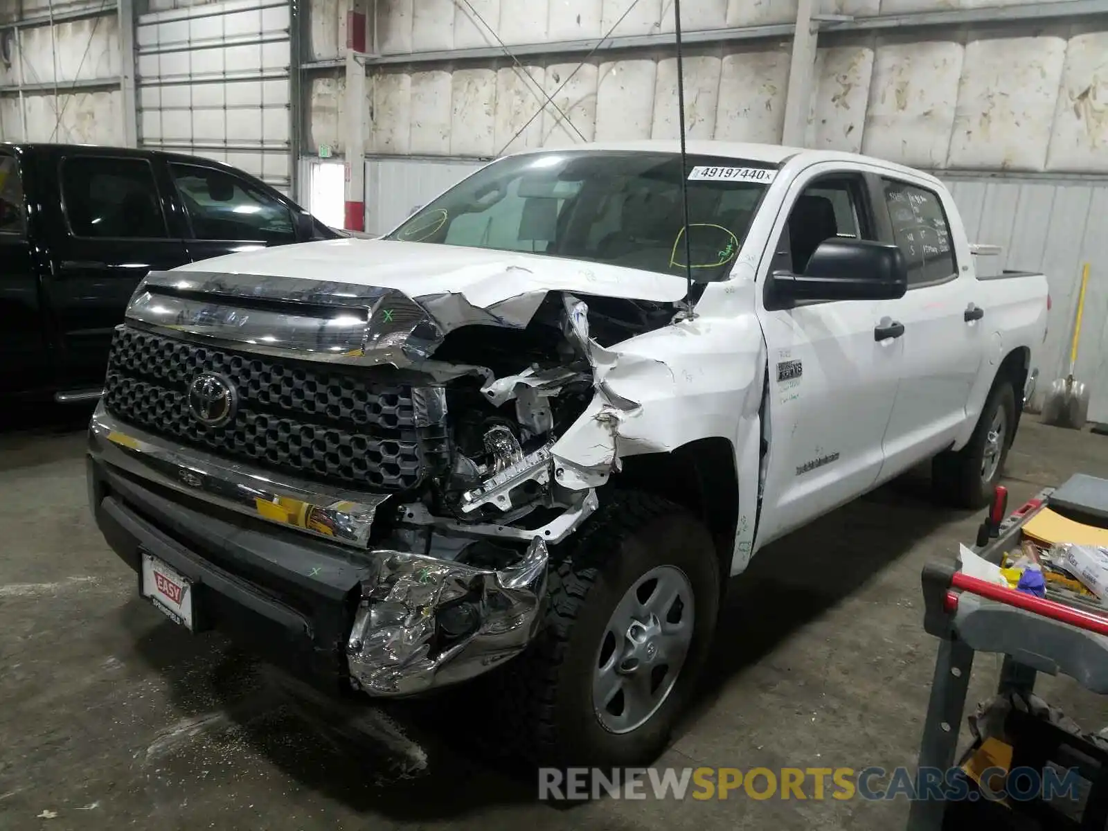 2 Photograph of a damaged car 5TFDY5F11LX930850 TOYOTA TUNDRA 2020