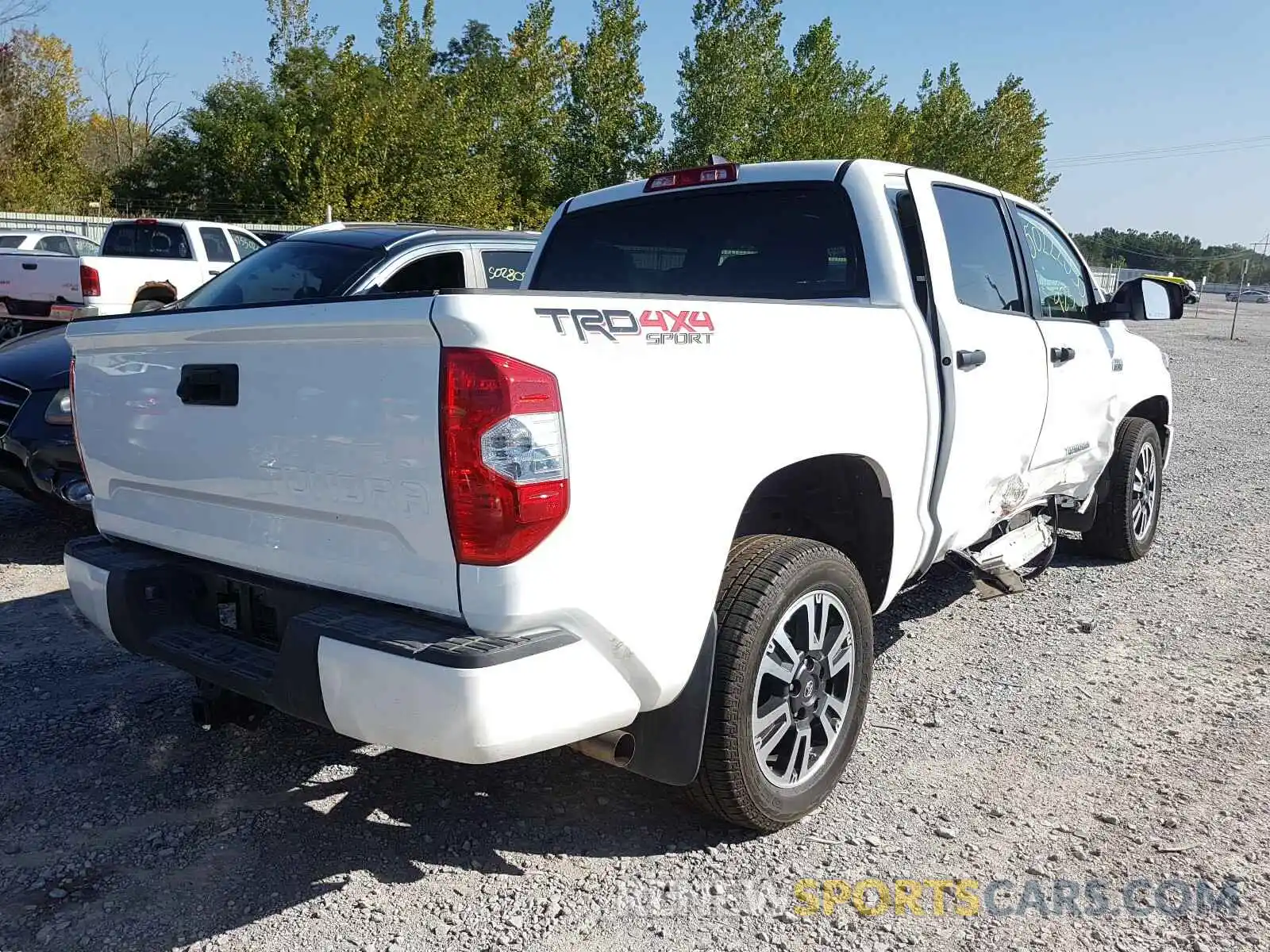 4 Photograph of a damaged car 5TFDY5F11LX932050 TOYOTA TUNDRA 2020