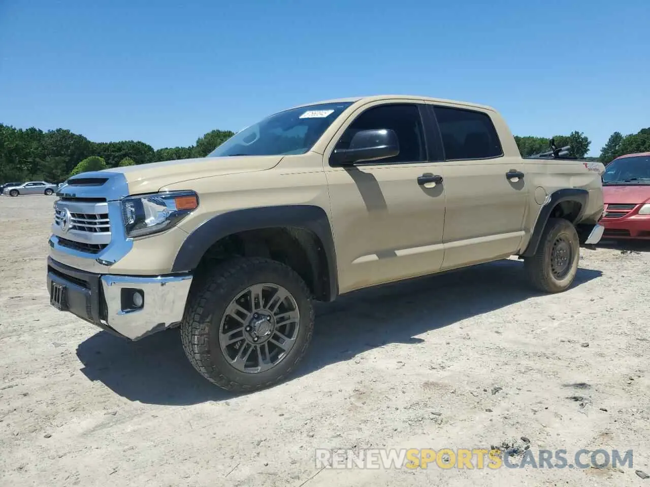 1 Photograph of a damaged car 5TFDY5F11LX938950 TOYOTA TUNDRA 2020
