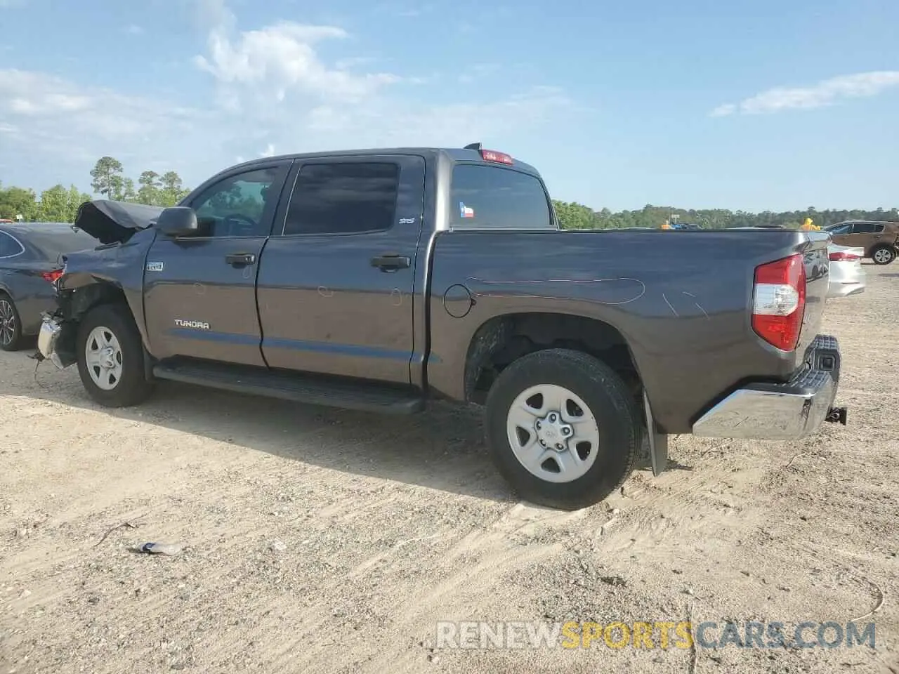 2 Photograph of a damaged car 5TFDY5F11LX949267 TOYOTA TUNDRA 2020