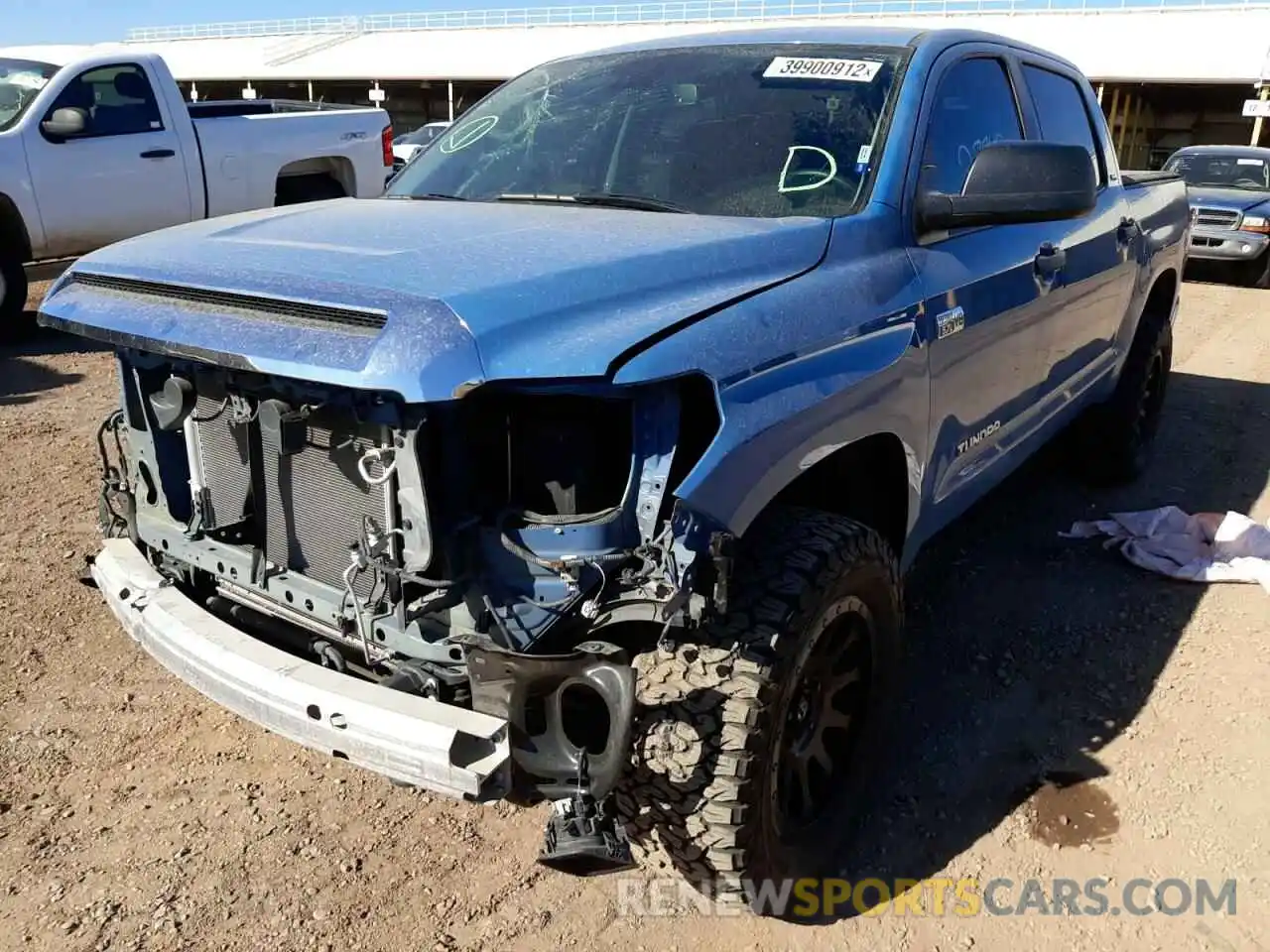 2 Photograph of a damaged car 5TFDY5F12LX883540 TOYOTA TUNDRA 2020