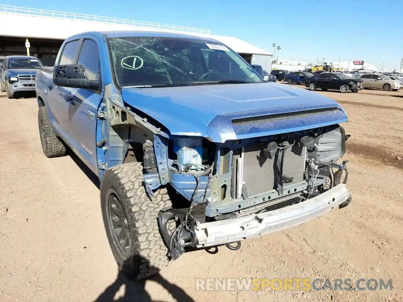 9 Photograph of a damaged car 5TFDY5F12LX883540 TOYOTA TUNDRA 2020