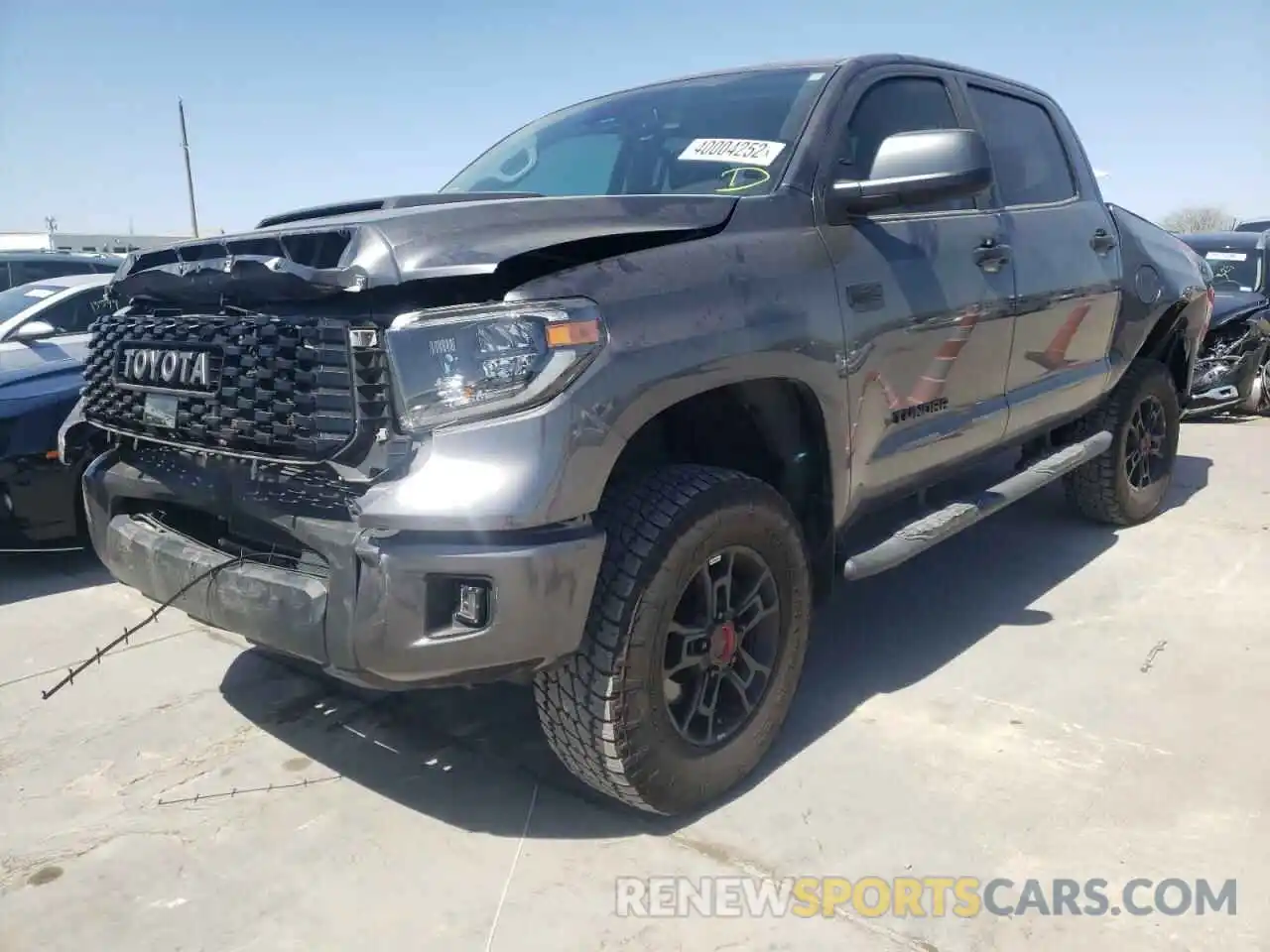 2 Photograph of a damaged car 5TFDY5F12LX930999 TOYOTA TUNDRA 2020