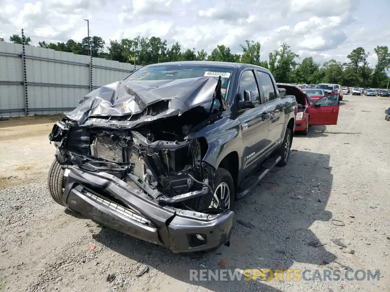 2 Photograph of a damaged car 5TFDY5F12LX954123 TOYOTA TUNDRA 2020