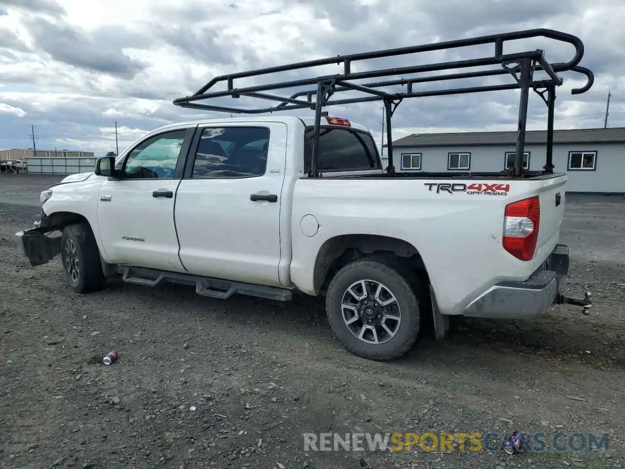 2 Photograph of a damaged car 5TFDY5F12LX955028 TOYOTA TUNDRA 2020