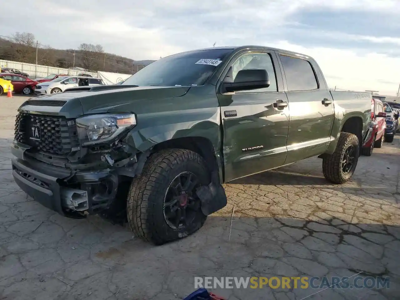 1 Photograph of a damaged car 5TFDY5F13LX894580 TOYOTA TUNDRA 2020