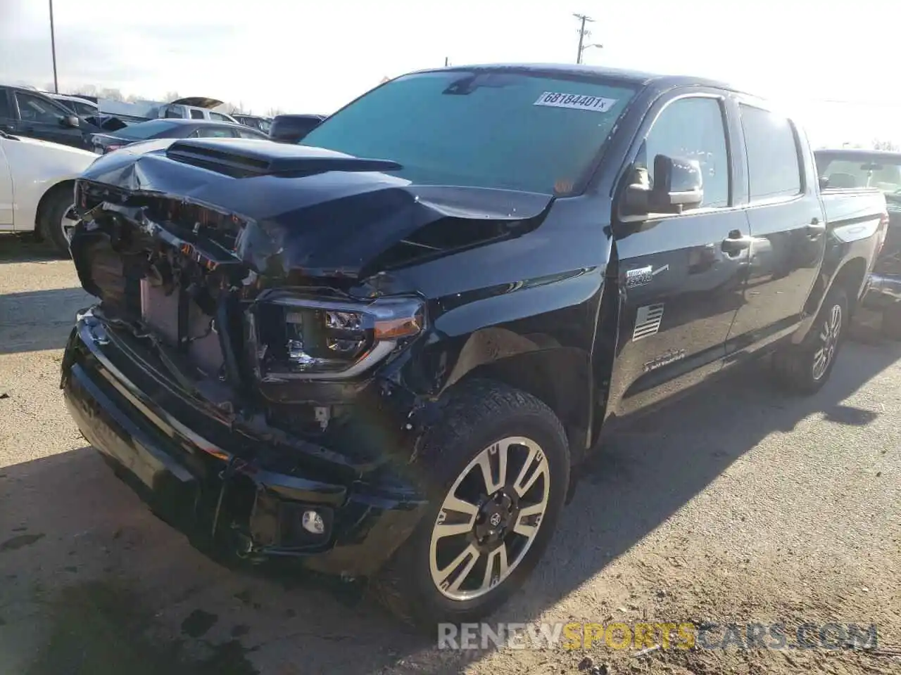 2 Photograph of a damaged car 5TFDY5F13LX906596 TOYOTA TUNDRA 2020