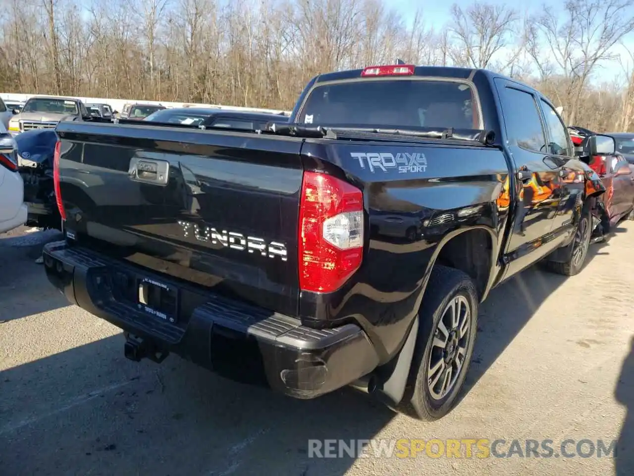 4 Photograph of a damaged car 5TFDY5F13LX906596 TOYOTA TUNDRA 2020