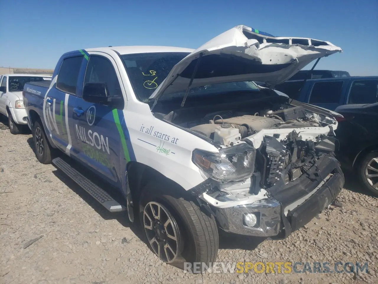 1 Photograph of a damaged car 5TFDY5F14LX880249 TOYOTA TUNDRA 2020