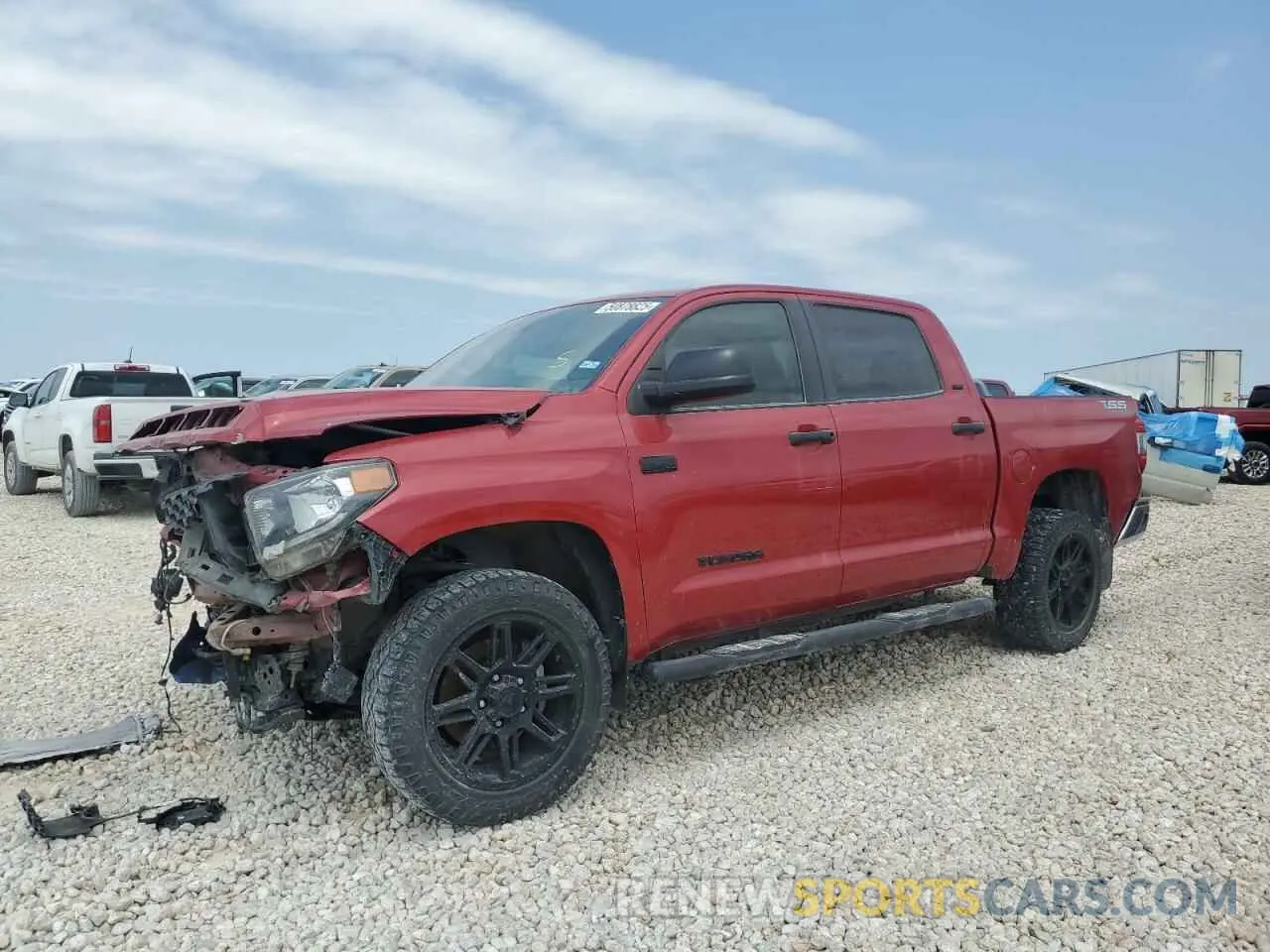 1 Photograph of a damaged car 5TFDY5F14LX883961 TOYOTA TUNDRA 2020