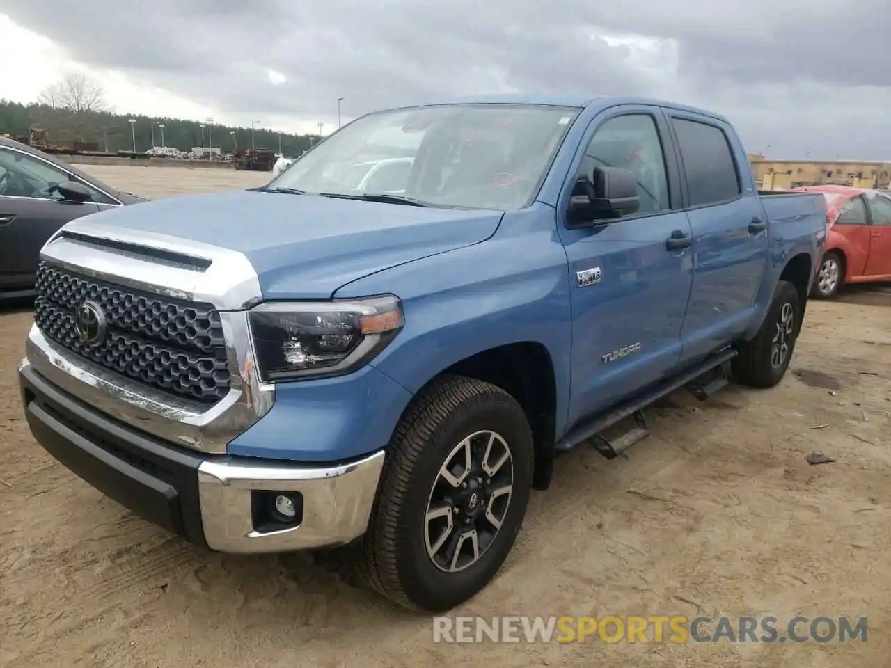 2 Photograph of a damaged car 5TFDY5F14LX899187 TOYOTA TUNDRA 2020