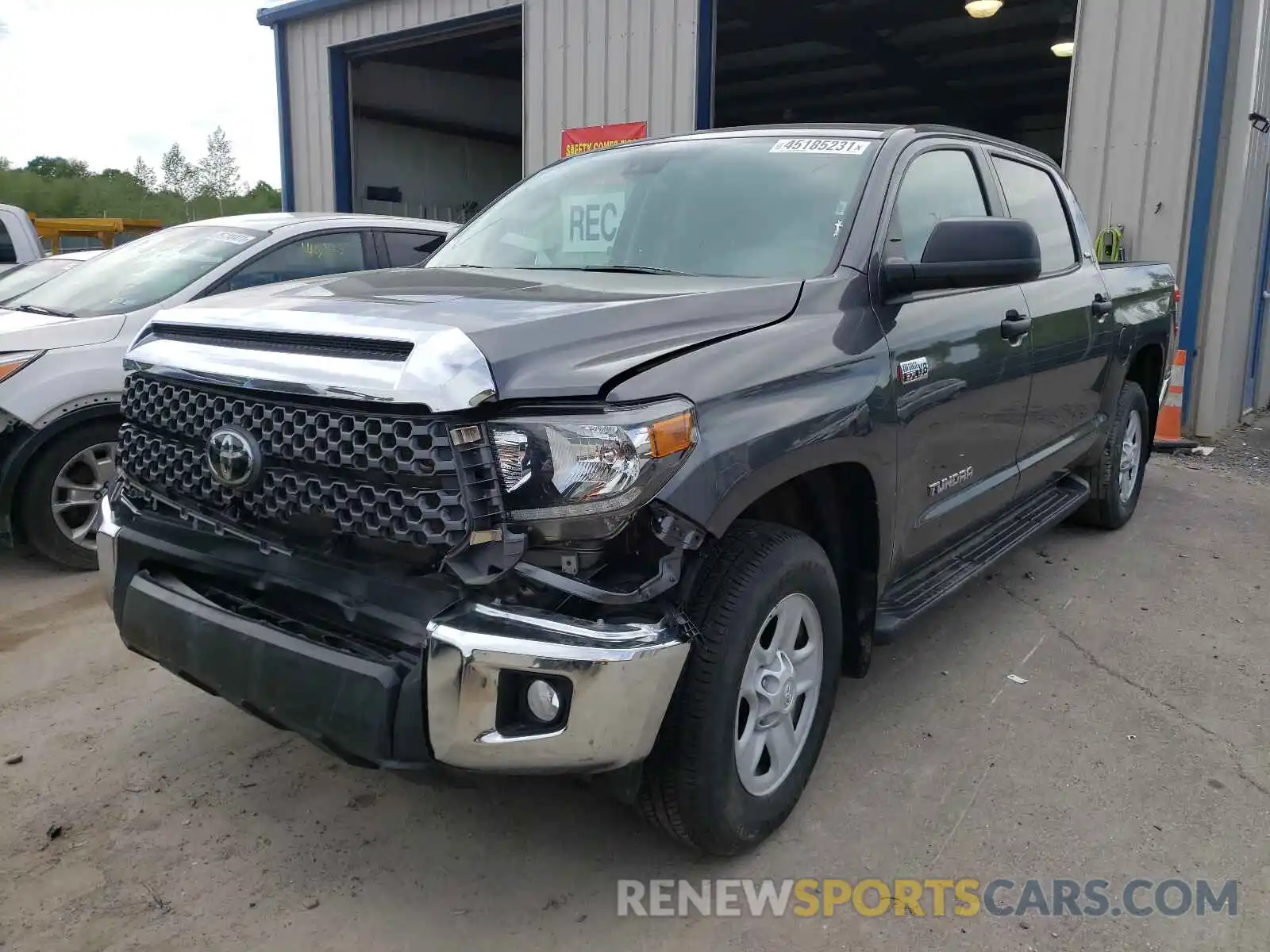 2 Photograph of a damaged car 5TFDY5F14LX903612 TOYOTA TUNDRA 2020