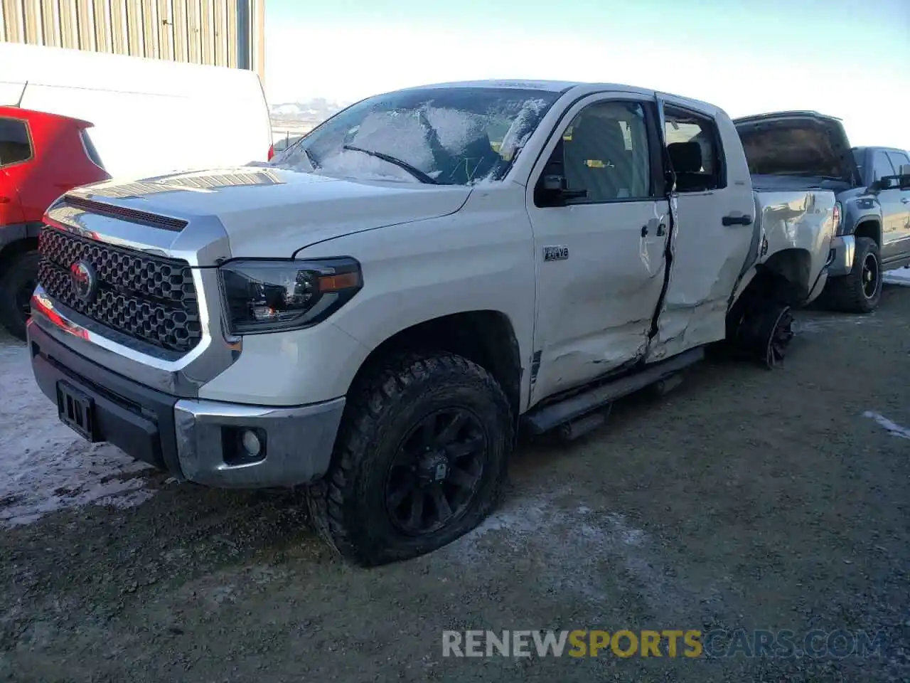 9 Photograph of a damaged car 5TFDY5F14LX912410 TOYOTA TUNDRA 2020