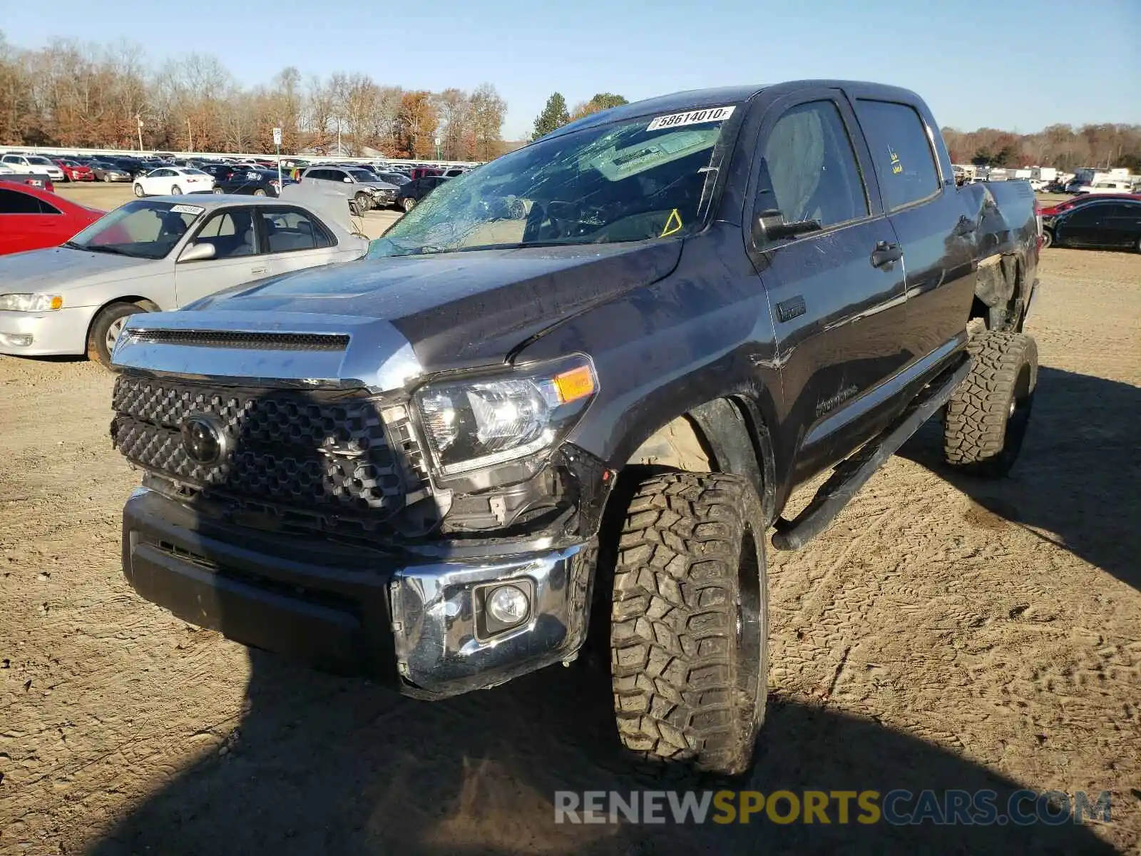 2 Photograph of a damaged car 5TFDY5F14LX924072 TOYOTA TUNDRA 2020