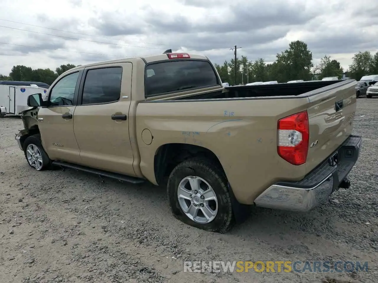 2 Photograph of a damaged car 5TFDY5F14LX926839 TOYOTA TUNDRA 2020