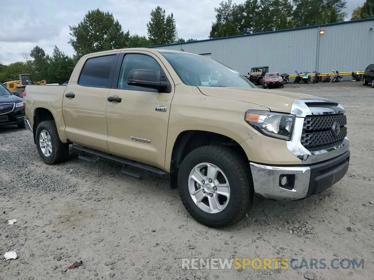 4 Photograph of a damaged car 5TFDY5F14LX926839 TOYOTA TUNDRA 2020