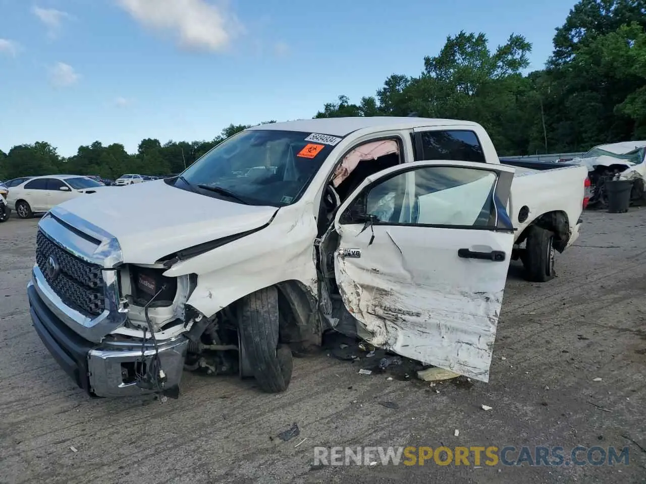 1 Photograph of a damaged car 5TFDY5F14LX946217 TOYOTA TUNDRA 2020