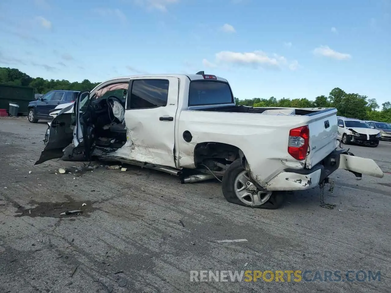 2 Photograph of a damaged car 5TFDY5F14LX946217 TOYOTA TUNDRA 2020