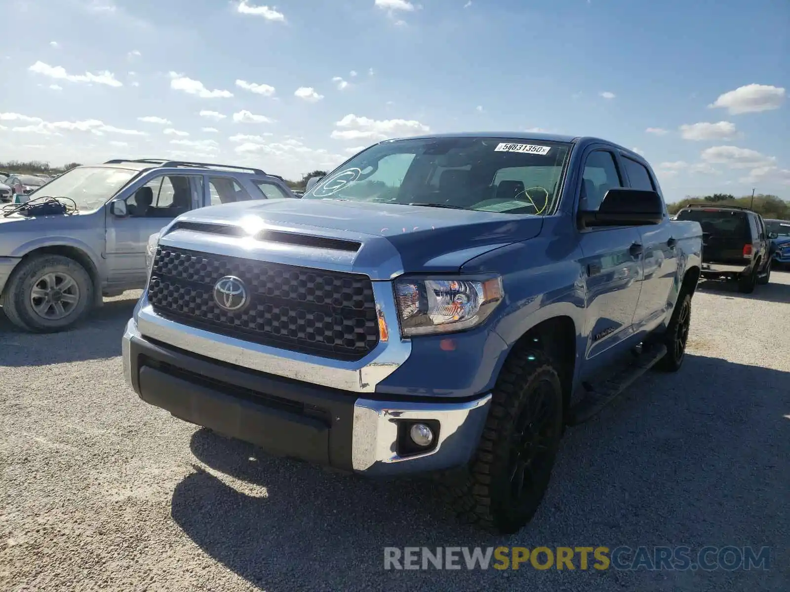 2 Photograph of a damaged car 5TFDY5F15LX875349 TOYOTA TUNDRA 2020