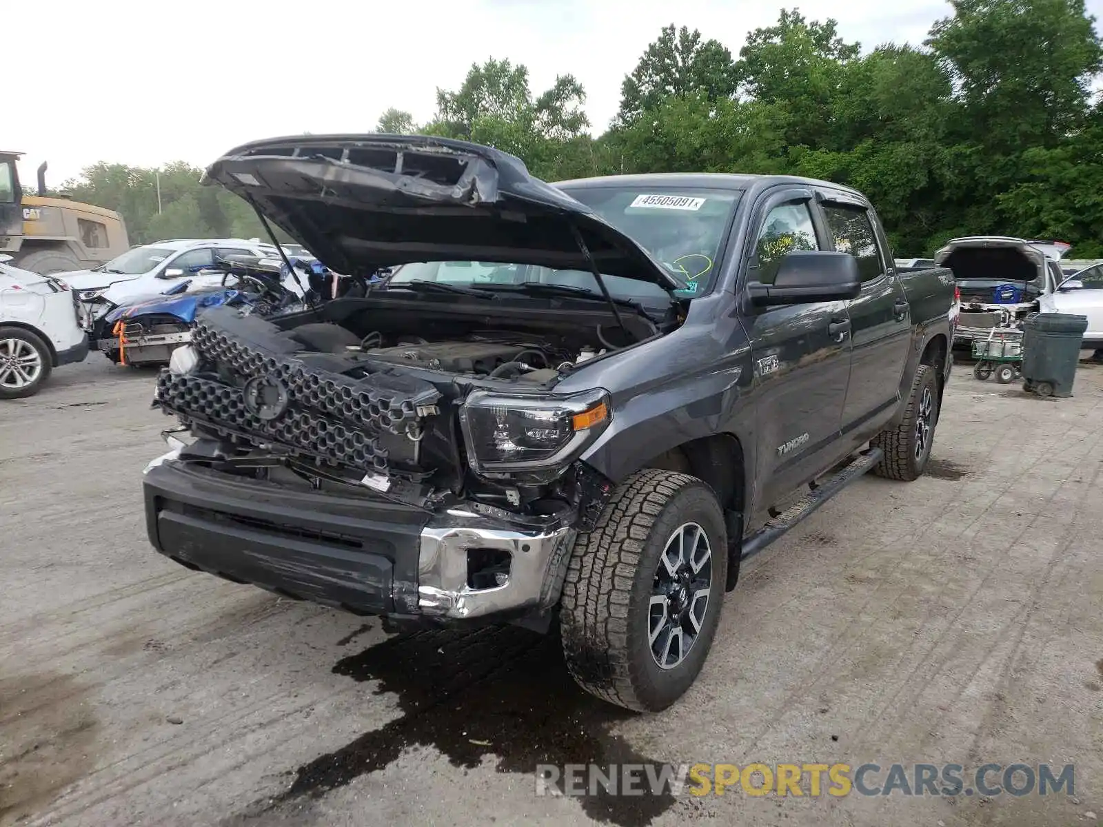 2 Photograph of a damaged car 5TFDY5F15LX880163 TOYOTA TUNDRA 2020