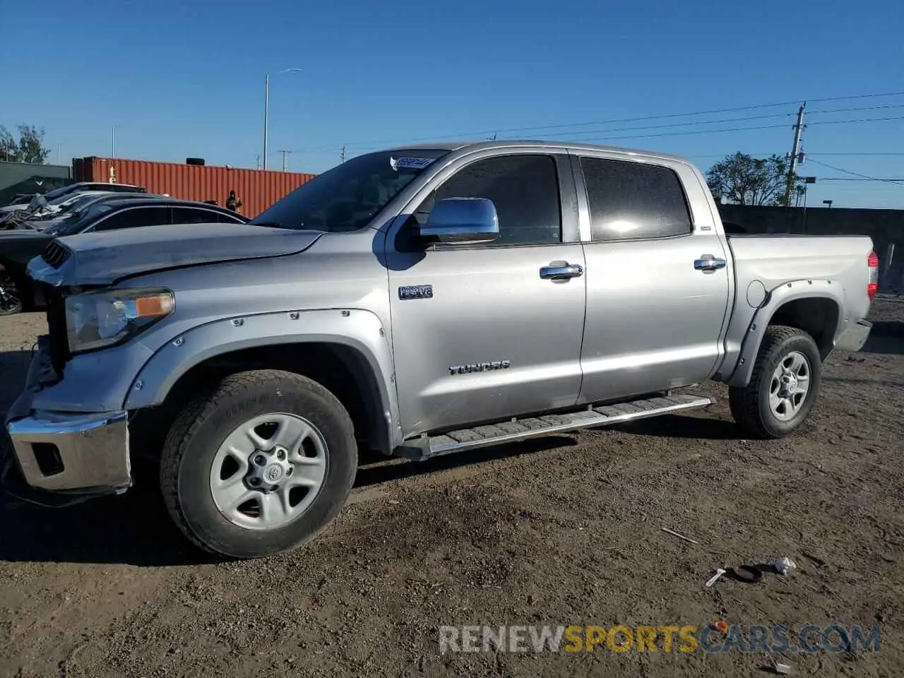 1 Photograph of a damaged car 5TFDY5F15LX890577 TOYOTA TUNDRA 2020