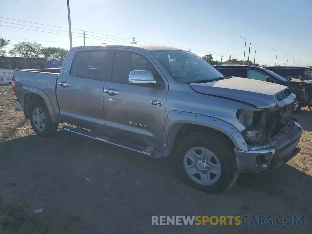 4 Photograph of a damaged car 5TFDY5F15LX890577 TOYOTA TUNDRA 2020