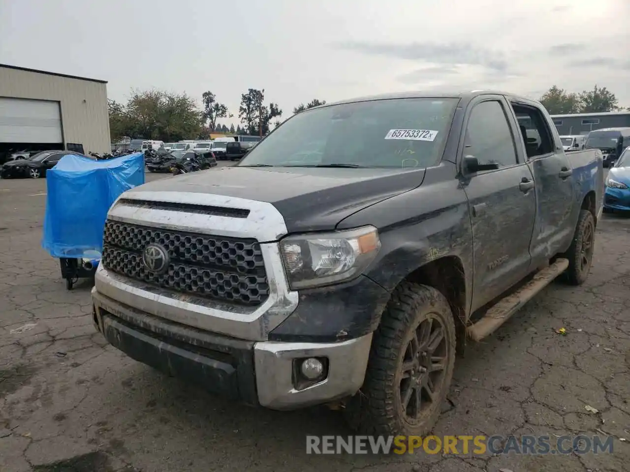 2 Photograph of a damaged car 5TFDY5F15LX903991 TOYOTA TUNDRA 2020