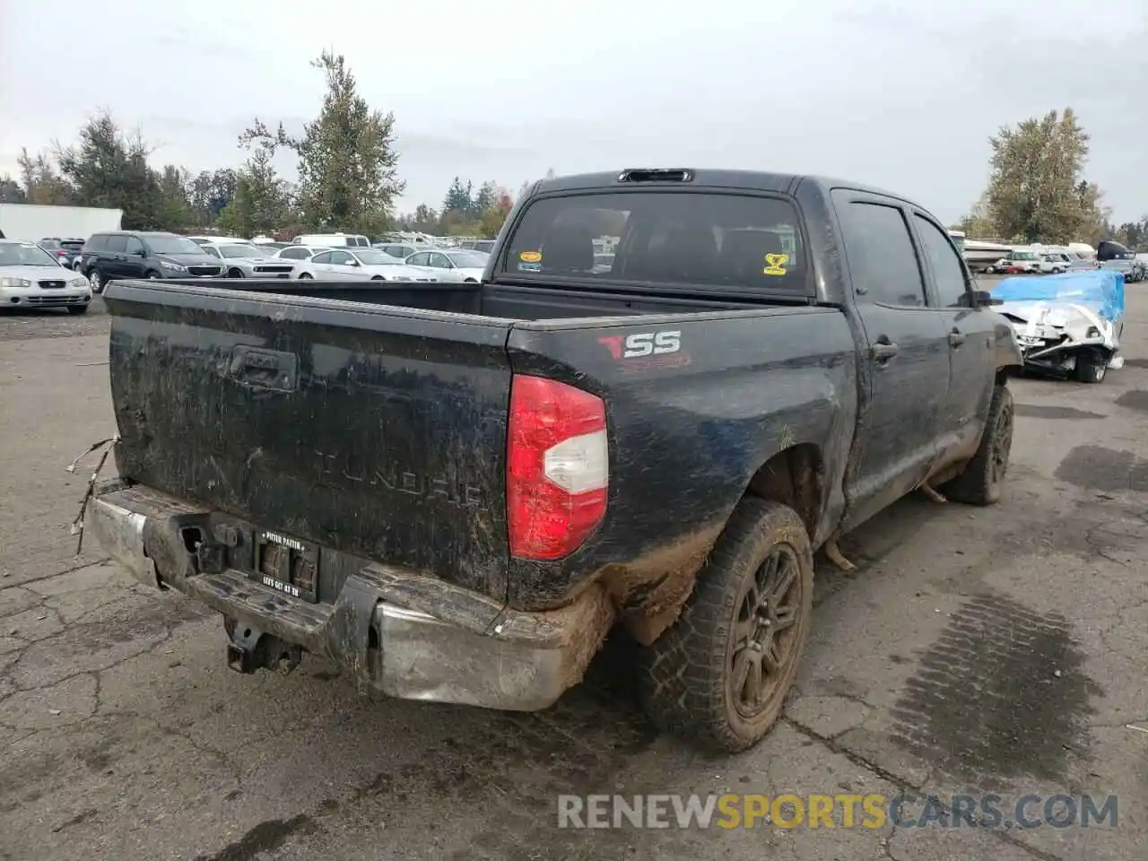 4 Photograph of a damaged car 5TFDY5F15LX903991 TOYOTA TUNDRA 2020