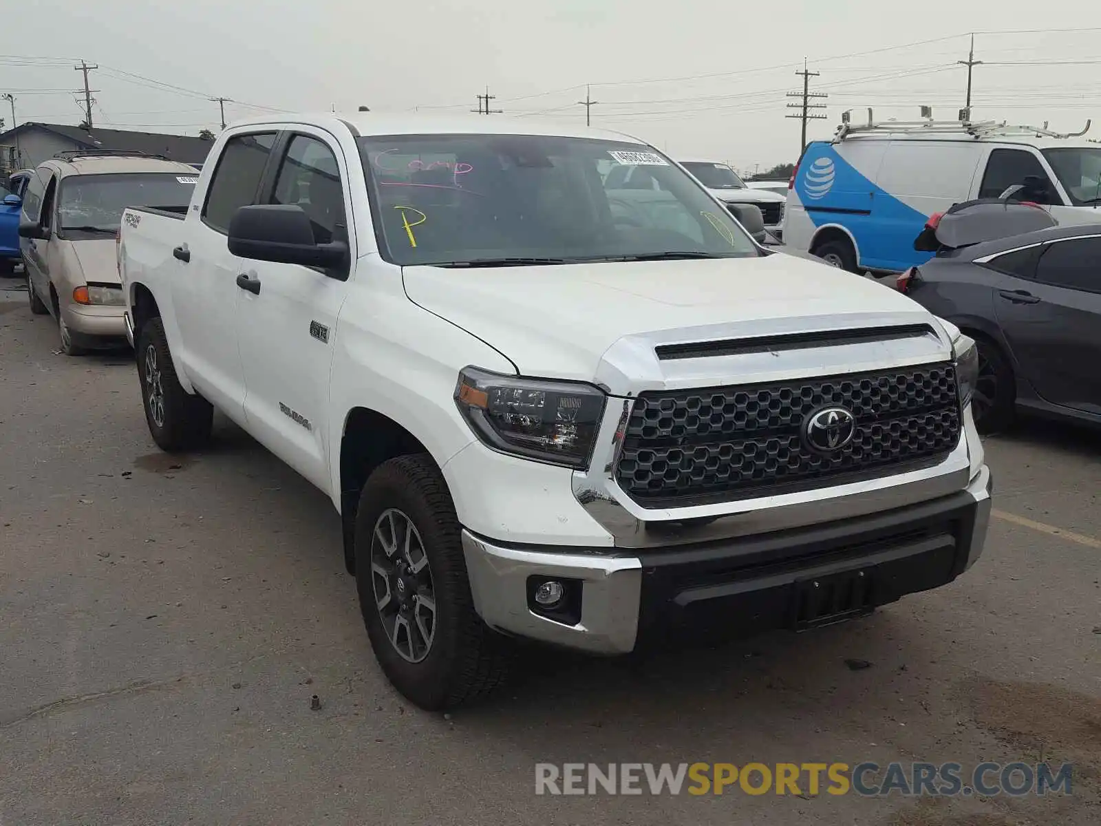 1 Photograph of a damaged car 5TFDY5F15LX941799 TOYOTA TUNDRA 2020